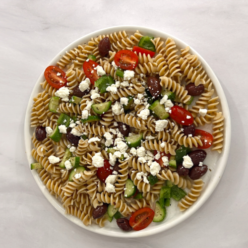 Ensalada Griega Con Pasta La Soleta Arte En Cocina