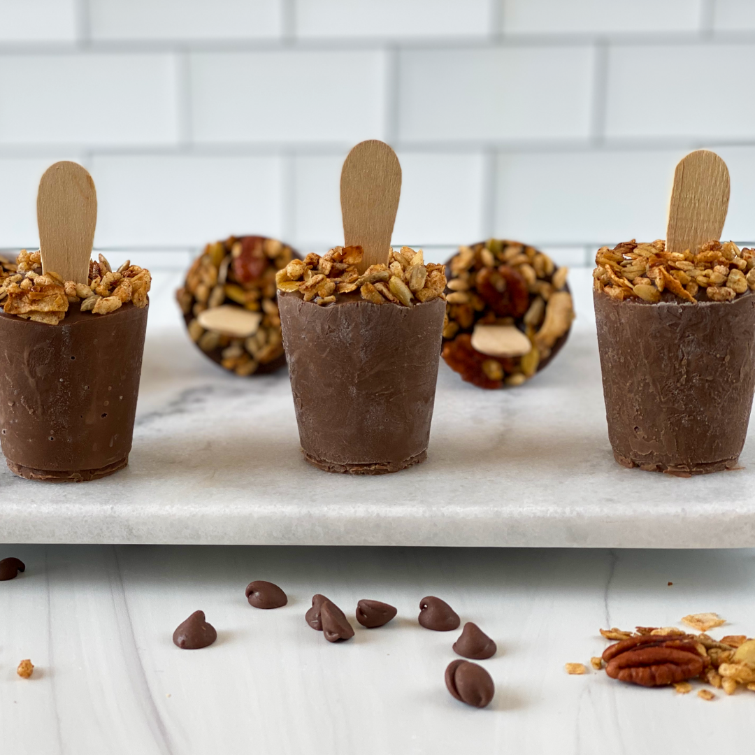 Paletas heladas de Chocolate