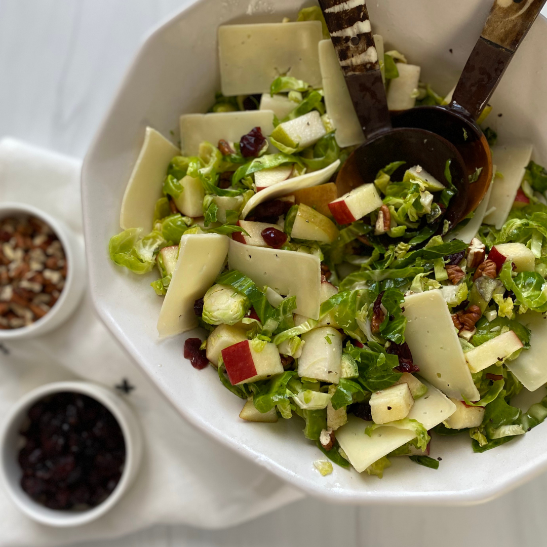 Ensalada Otoñal de Coles de Bruselas