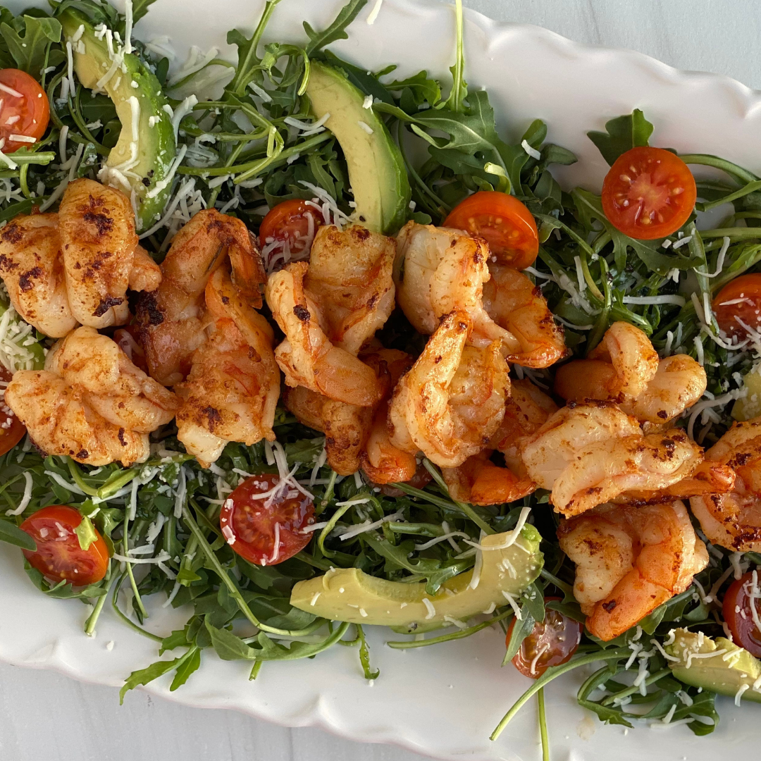 Ensalada de camarones