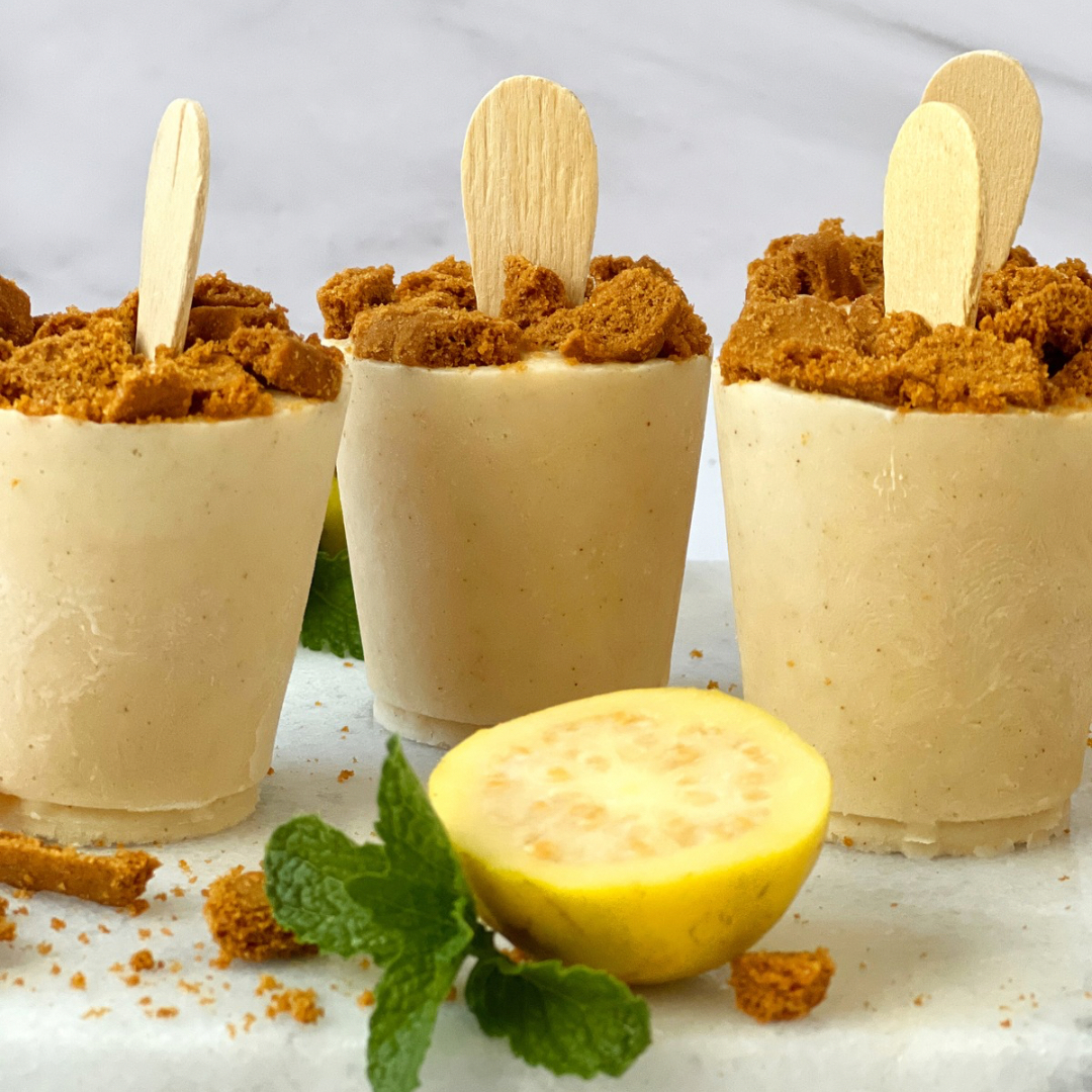 Paletas heladas de Pay de Guayaba