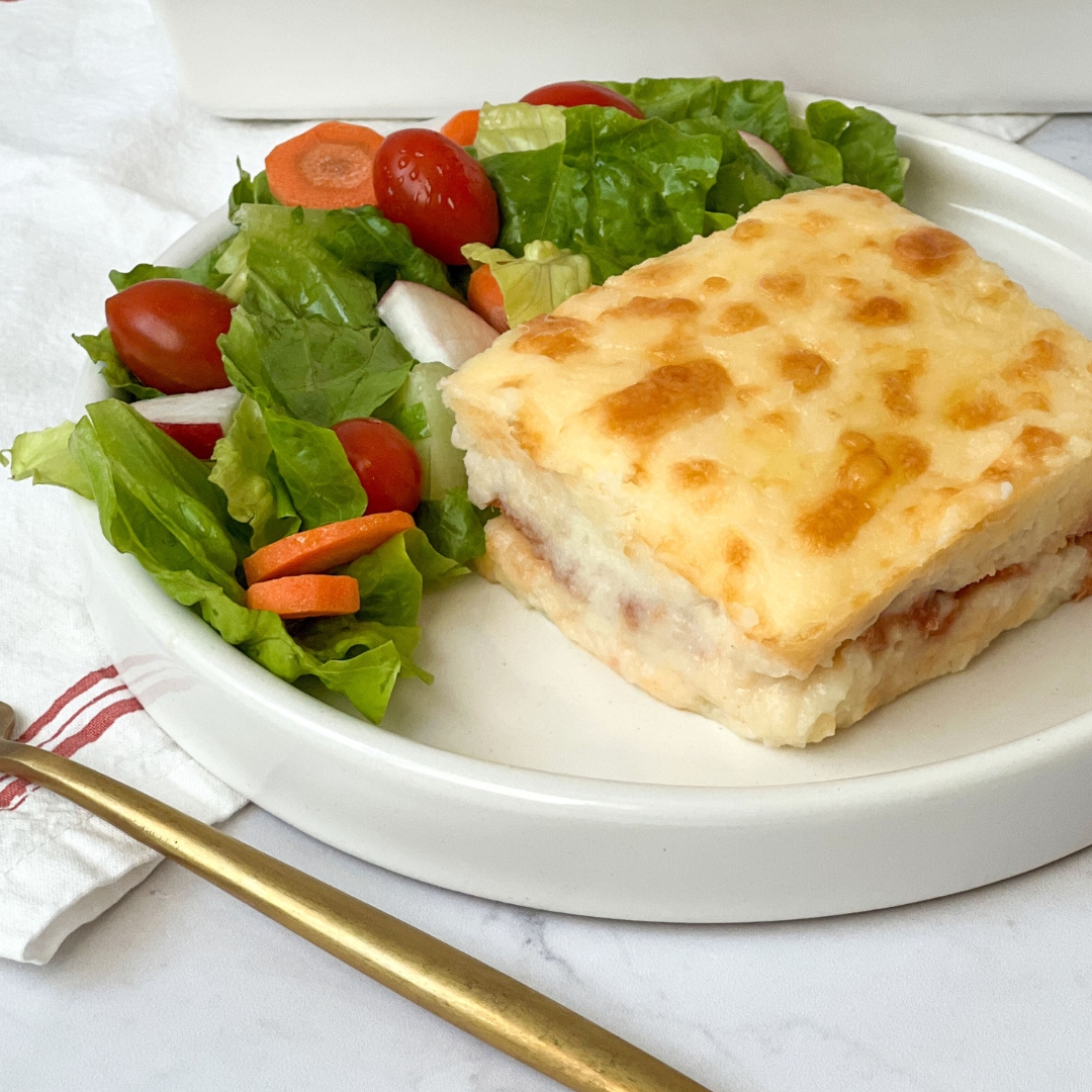 Pastel de atún con papas