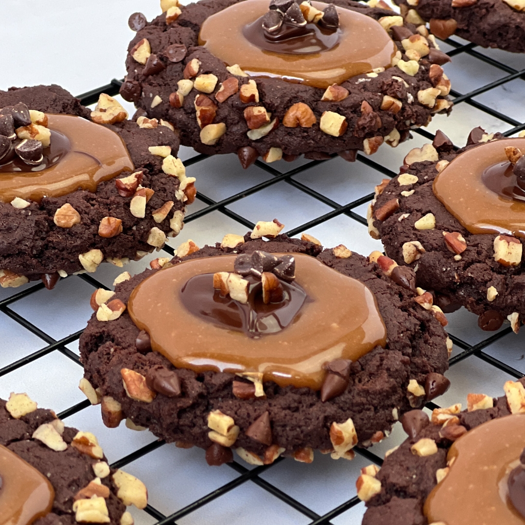Crumbl Turtle Cookies