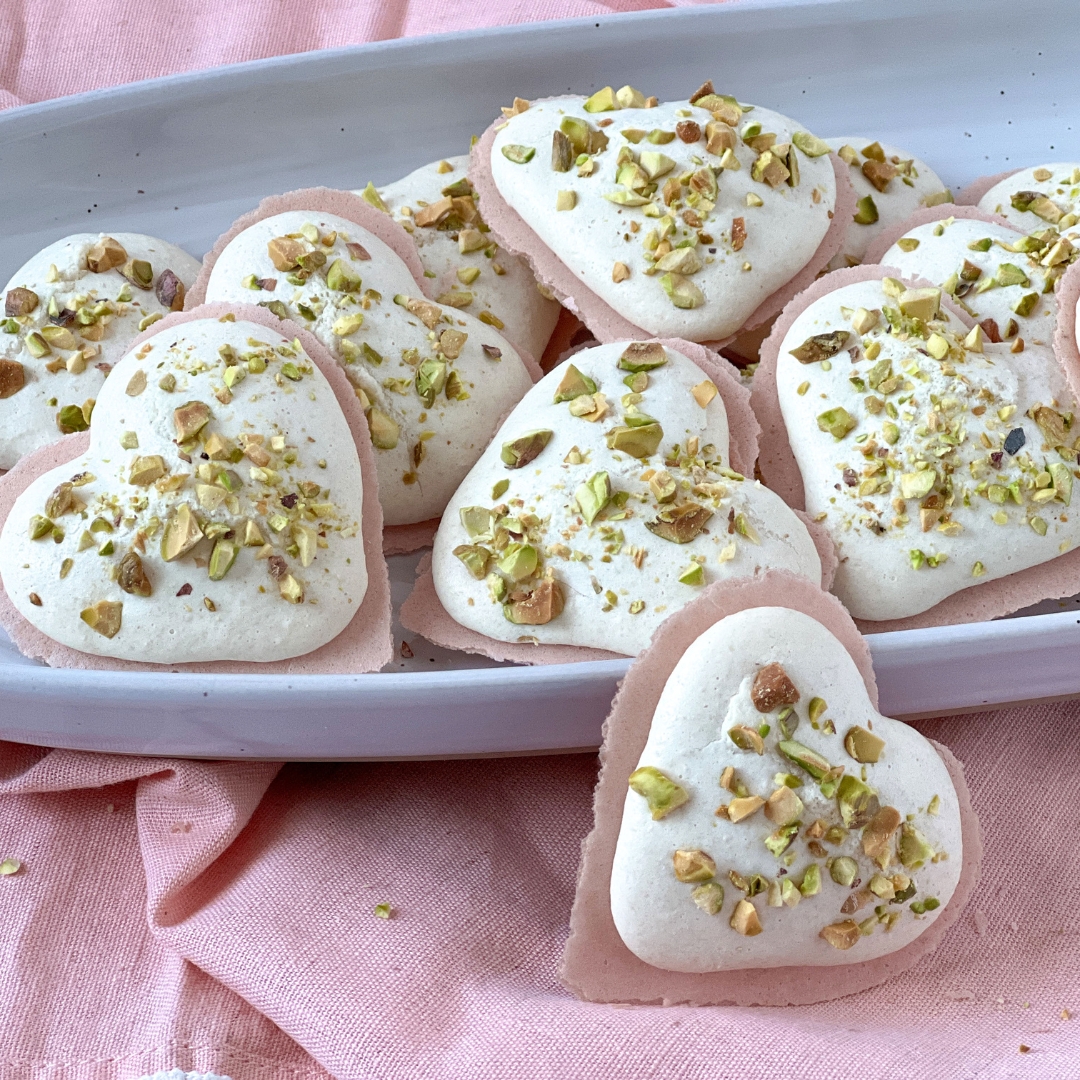 GALLETAS CORAZON DE MERENGUE