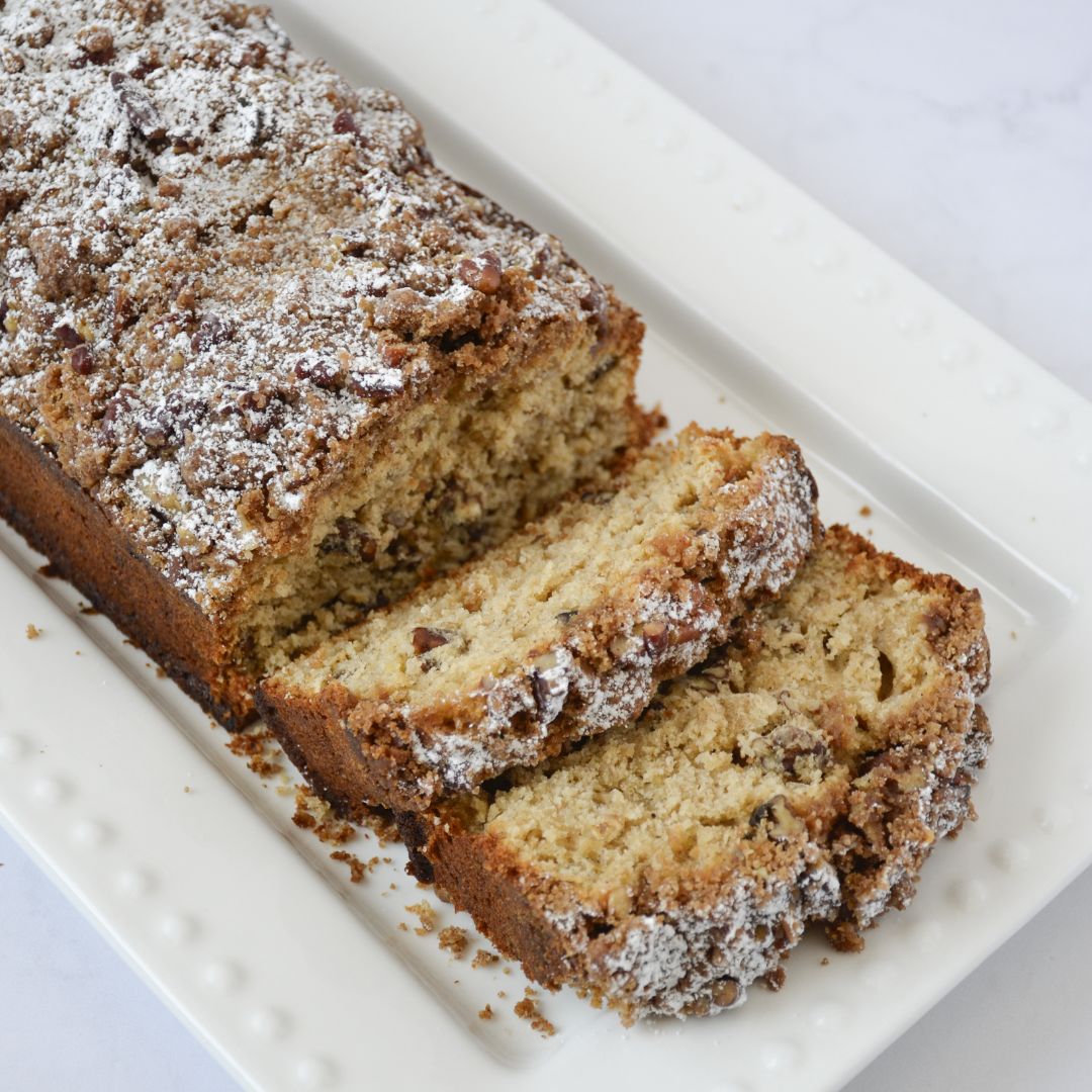 Panque de Platano con crumble