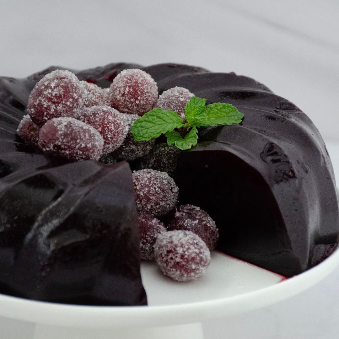 Gelatina de vino tinto
