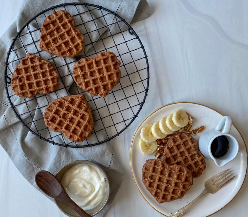 Waffles de Avena La Soleta Arte en Cocina